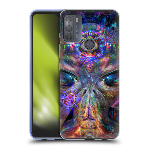 Jumbie Art Visionary Alien Soft Gel Case for Motorola Moto G50