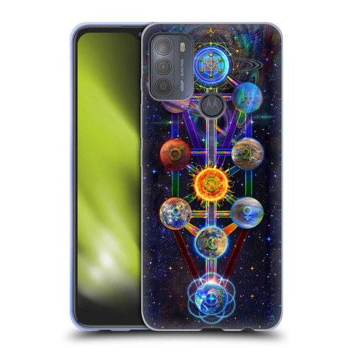 Jumbie Art Visionary Tree Of Life Soft Gel Case for Motorola Moto G50