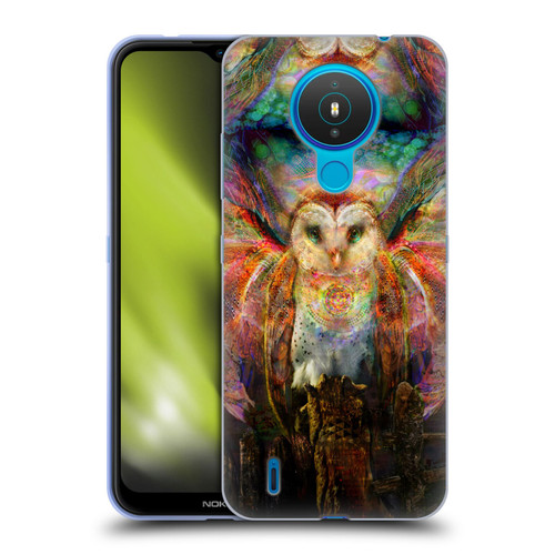 Jumbie Art Visionary Owl Soft Gel Case for Nokia 1.4