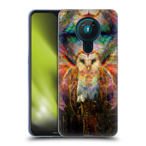 Jumbie Art Visionary Owl Soft Gel Case for Nokia 5.3