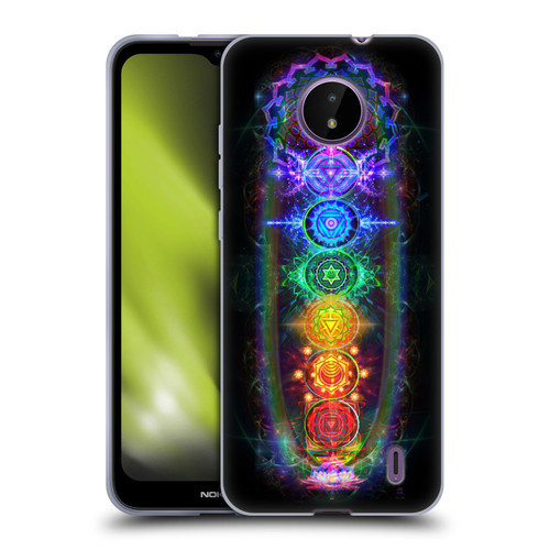 Jumbie Art Visionary Chakras Soft Gel Case for Nokia C10 / C20