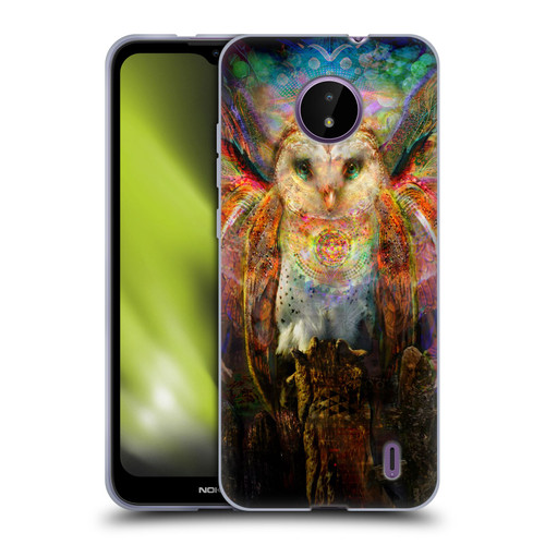 Jumbie Art Visionary Owl Soft Gel Case for Nokia C10 / C20