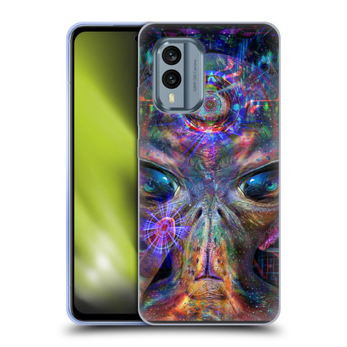 Jumbie Art Visionary Alien Soft Gel Case for Nokia X30