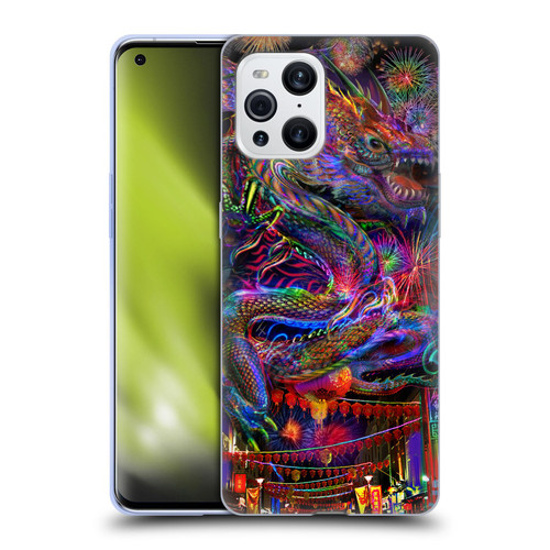 Jumbie Art Visionary Dragon Soft Gel Case for OPPO Find X3 / Pro