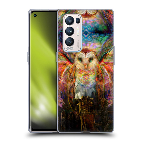 Jumbie Art Visionary Owl Soft Gel Case for OPPO Find X3 Neo / Reno5 Pro+ 5G
