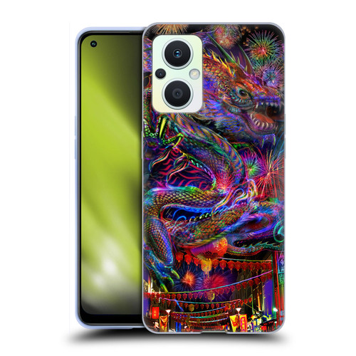 Jumbie Art Visionary Dragon Soft Gel Case for OPPO Reno8 Lite