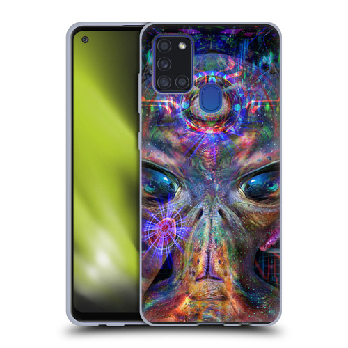 Jumbie Art Visionary Alien Soft Gel Case for Samsung Galaxy A21s (2020)