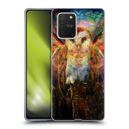 Jumbie Art Visionary Owl Soft Gel Case for Samsung Galaxy S10 Lite