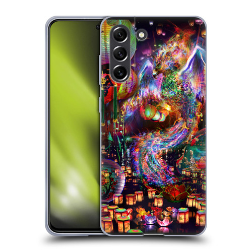 Jumbie Art Visionary Phoenix Soft Gel Case for Samsung Galaxy S21 FE 5G