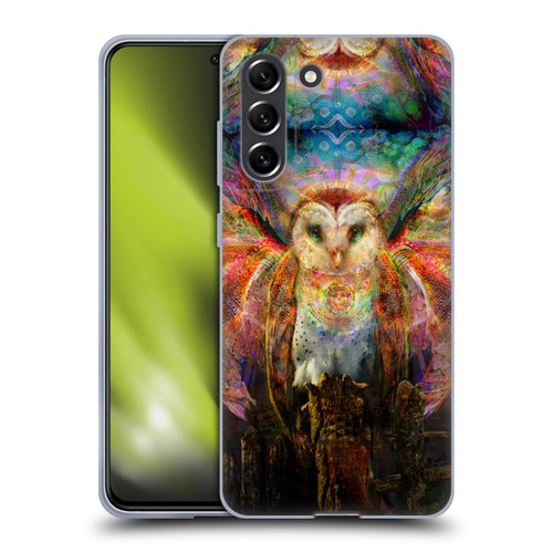 Jumbie Art Visionary Owl Soft Gel Case for Samsung Galaxy S21 FE 5G