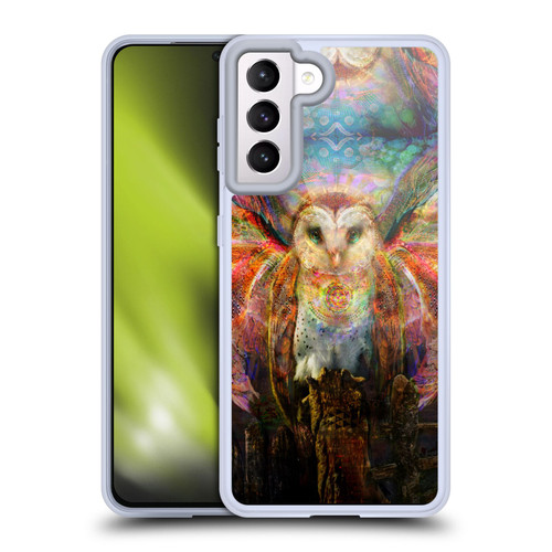 Jumbie Art Visionary Owl Soft Gel Case for Samsung Galaxy S21 5G