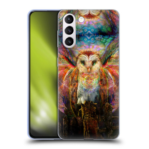 Jumbie Art Visionary Owl Soft Gel Case for Samsung Galaxy S21+ 5G