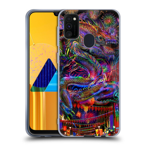 Jumbie Art Visionary Dragon Soft Gel Case for Samsung Galaxy M30s (2019)/M21 (2020)