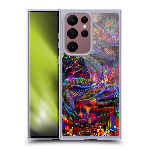 Jumbie Art Visionary Dragon Soft Gel Case for Samsung Galaxy S22 Ultra 5G