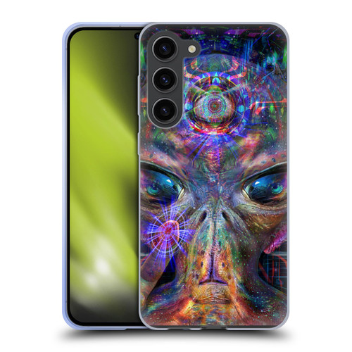 Jumbie Art Visionary Alien Soft Gel Case for Samsung Galaxy S23+ 5G