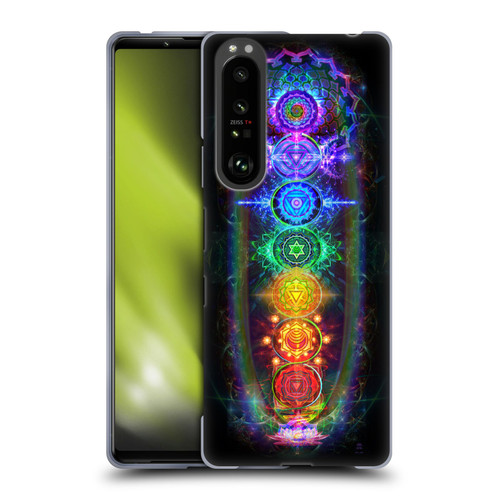 Jumbie Art Visionary Chakras Soft Gel Case for Sony Xperia 1 III