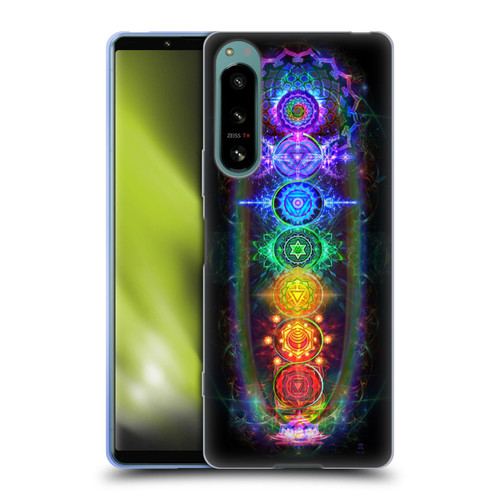 Jumbie Art Visionary Chakras Soft Gel Case for Sony Xperia 5 IV