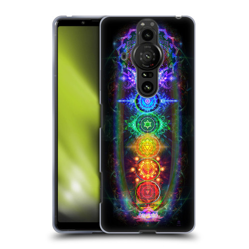 Jumbie Art Visionary Chakras Soft Gel Case for Sony Xperia Pro-I