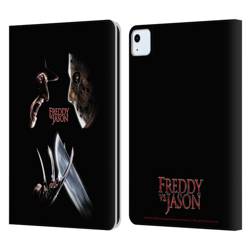 Freddy VS. Jason Graphics Freddy vs. Jason Leather Book Wallet Case Cover For Apple iPad Air 2020 / 2022