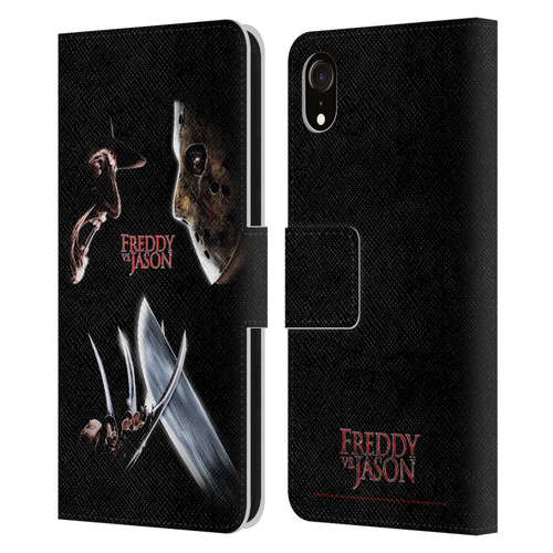 Freddy VS. Jason Graphics Freddy vs. Jason Leather Book Wallet Case Cover For Apple iPhone XR