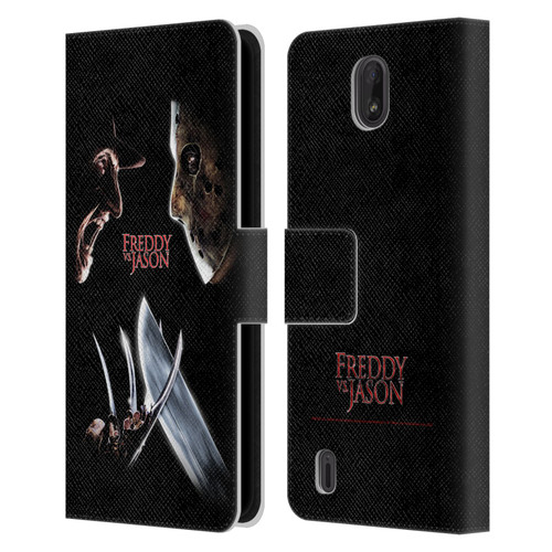 Freddy VS. Jason Graphics Freddy vs. Jason Leather Book Wallet Case Cover For Nokia C01 Plus/C1 2nd Edition