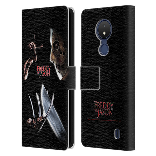 Freddy VS. Jason Graphics Freddy vs. Jason Leather Book Wallet Case Cover For Nokia C21