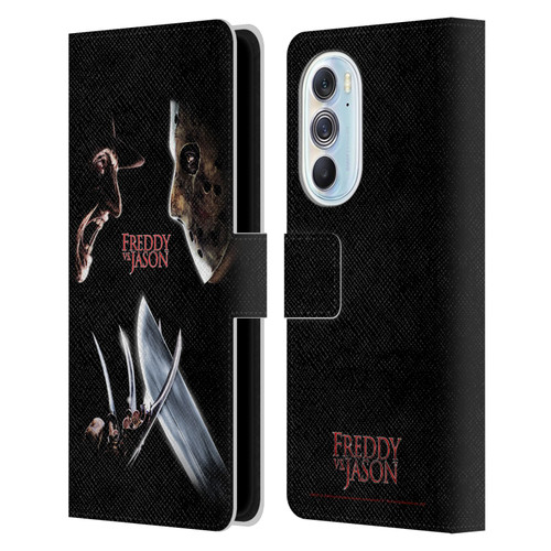 Freddy VS. Jason Graphics Freddy vs. Jason Leather Book Wallet Case Cover For Motorola Edge X30