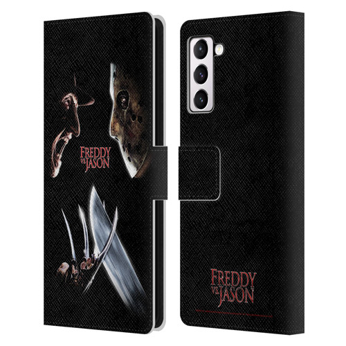 Freddy VS. Jason Graphics Freddy vs. Jason Leather Book Wallet Case Cover For Samsung Galaxy S21+ 5G