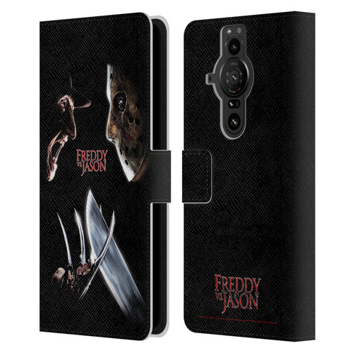Freddy VS. Jason Graphics Freddy vs. Jason Leather Book Wallet Case Cover For Sony Xperia Pro-I