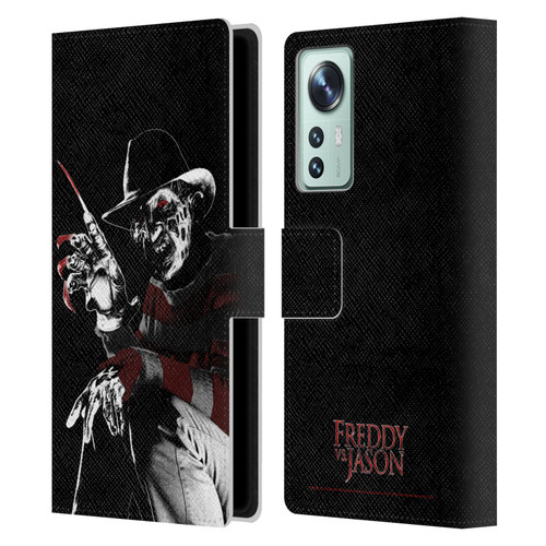 Freddy VS. Jason Graphics Freddy Leather Book Wallet Case Cover For Xiaomi 12