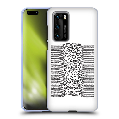 Joy Division Graphics Pulsar Waves Soft Gel Case for Huawei P40 5G