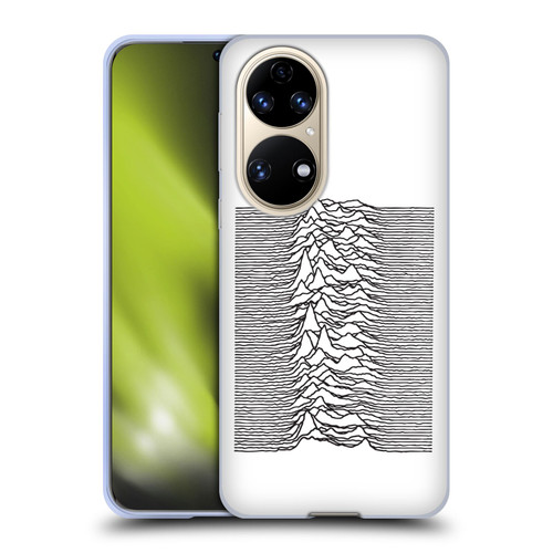 Joy Division Graphics Pulsar Waves Soft Gel Case for Huawei P50