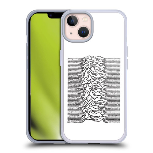 Joy Division Graphics Pulsar Waves Soft Gel Case for Apple iPhone 13