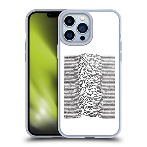 Joy Division Graphics Pulsar Waves Soft Gel Case for Apple iPhone 13 Pro Max
