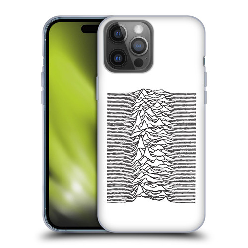 Joy Division Graphics Pulsar Waves Soft Gel Case for Apple iPhone 14 Pro Max