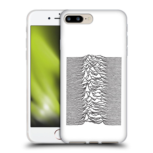 Joy Division Graphics Pulsar Waves Soft Gel Case for Apple iPhone 7 Plus / iPhone 8 Plus