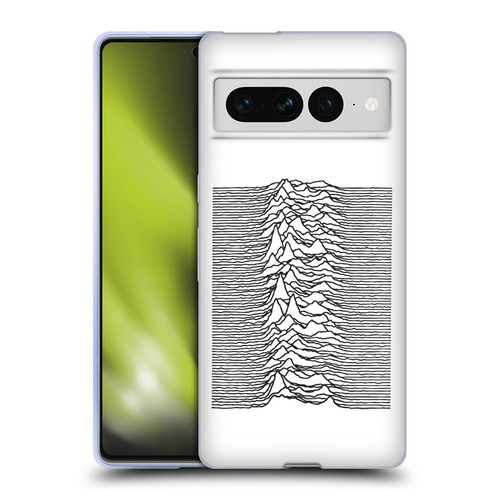 Joy Division Graphics Pulsar Waves Soft Gel Case for Google Pixel 7 Pro