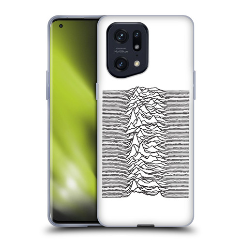 Joy Division Graphics Pulsar Waves Soft Gel Case for OPPO Find X5 Pro