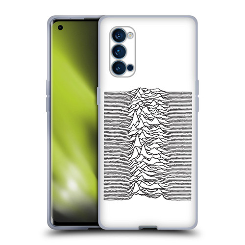 Joy Division Graphics Pulsar Waves Soft Gel Case for OPPO Reno 4 Pro 5G
