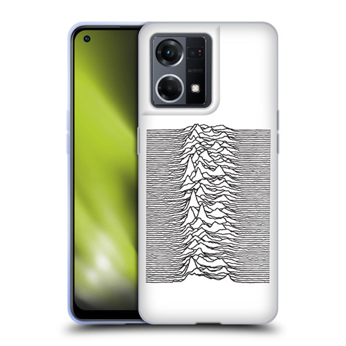 Joy Division Graphics Pulsar Waves Soft Gel Case for OPPO Reno8 4G