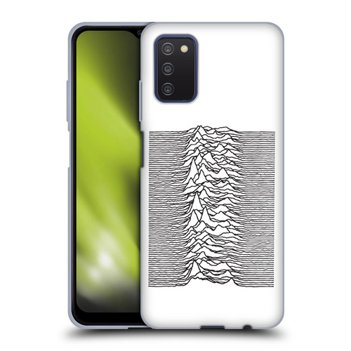 Joy Division Graphics Pulsar Waves Soft Gel Case for Samsung Galaxy A03s (2021)