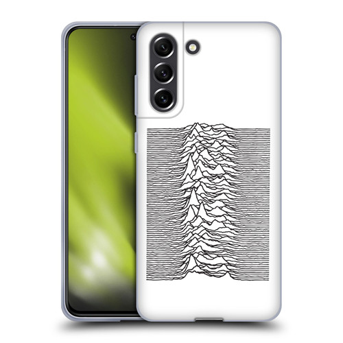 Joy Division Graphics Pulsar Waves Soft Gel Case for Samsung Galaxy S21 FE 5G