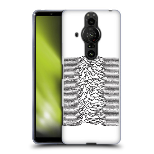 Joy Division Graphics Pulsar Waves Soft Gel Case for Sony Xperia Pro-I