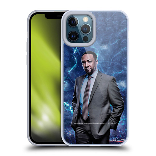 Black Lightning Characters William Henderson Soft Gel Case for Apple iPhone 12 Pro Max