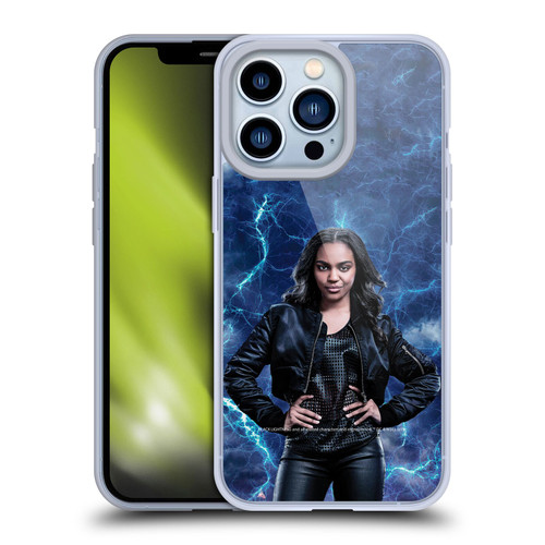 Black Lightning Characters Jennifer Pierce Soft Gel Case for Apple iPhone 13 Pro