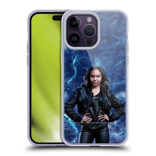 Black Lightning Characters Jennifer Pierce Soft Gel Case for Apple iPhone 14 Pro Max