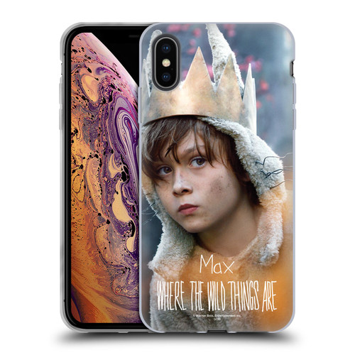 Where the Wild Things Are Movie Characters Max Soft Gel Case for Apple iPhone XS Max