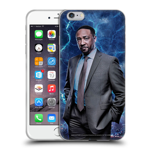 Black Lightning Characters William Henderson Soft Gel Case for Apple iPhone 6 Plus / iPhone 6s Plus