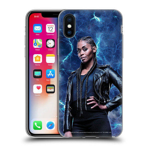 Black Lightning Characters Anissa Pierce Soft Gel Case for Apple iPhone X / iPhone XS