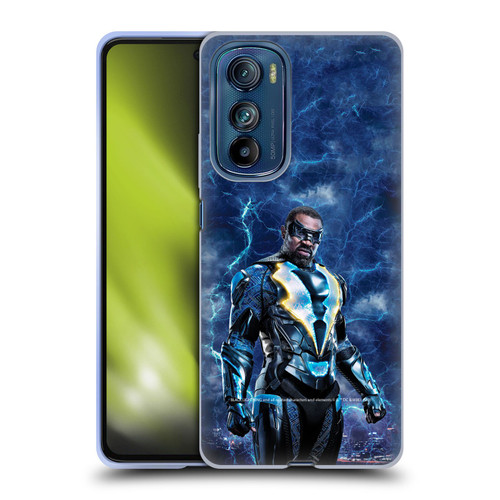 Black Lightning Characters Black Lightning Soft Gel Case for Motorola Edge 30